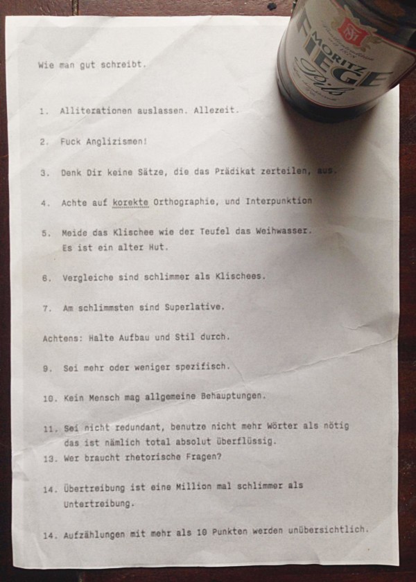 Tipps für gute Texte Stereotexte